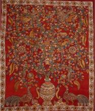 5- Albero della Vita, kalamkari, cotone. Collezione Paola Manfredi