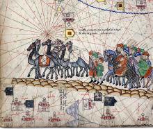 Carovana sulla via della seta - atlante catalano