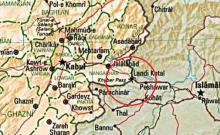 mappa con il Khyber Pass