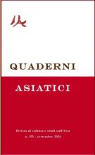 Quaderni Asiatici numero 155